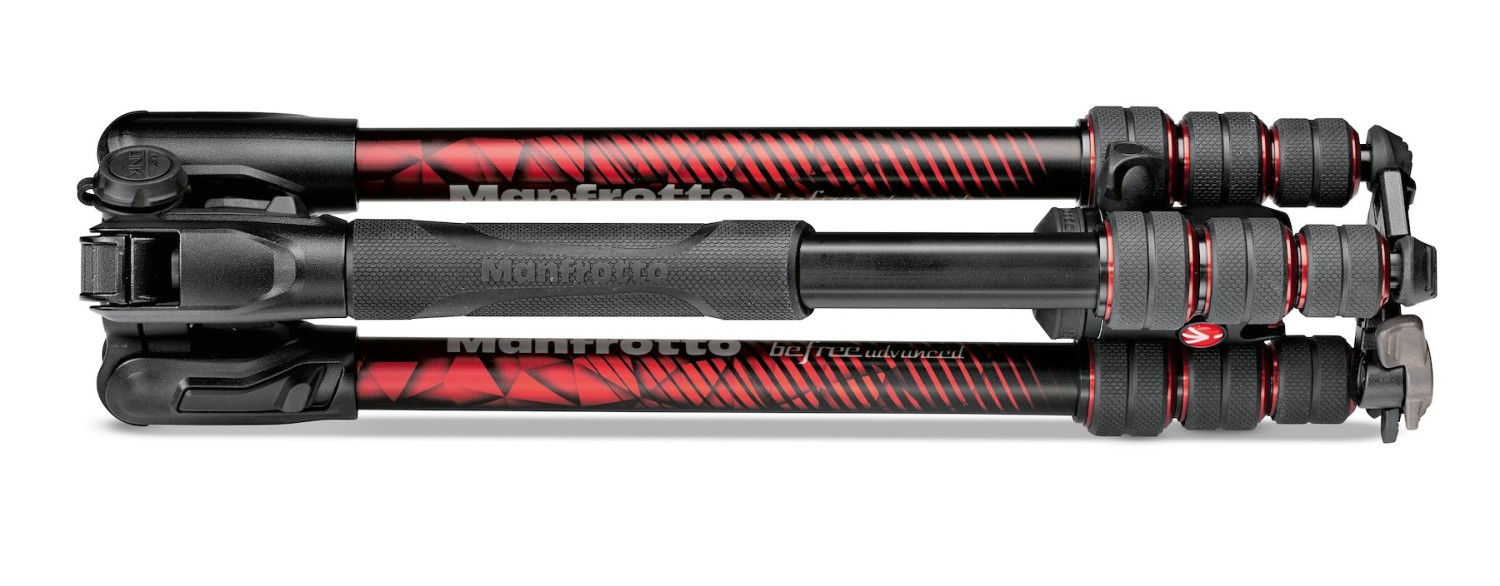 Manfrotto Befree sada hliníkového statívu twist RED KIT BH 43420