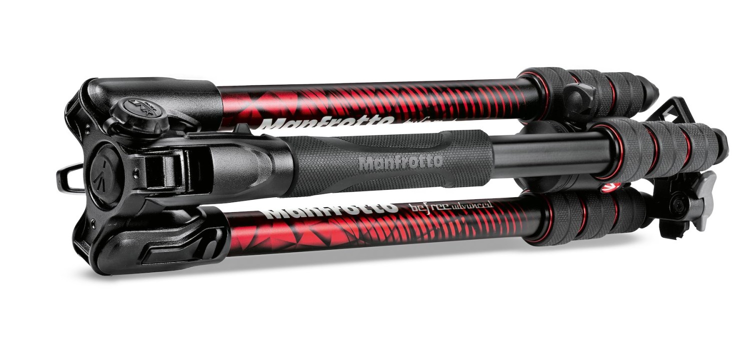 Manfrotto Befree sada hliníkového statívu twist RED KIT BH 43420
