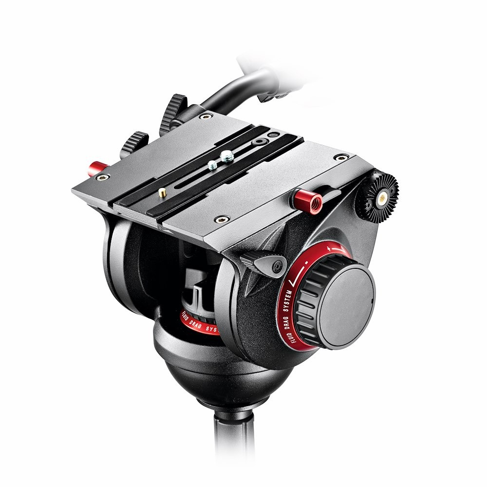 Manfrotto 509 Fluidná videohlava so 100 mm polovičnou guľou 43639