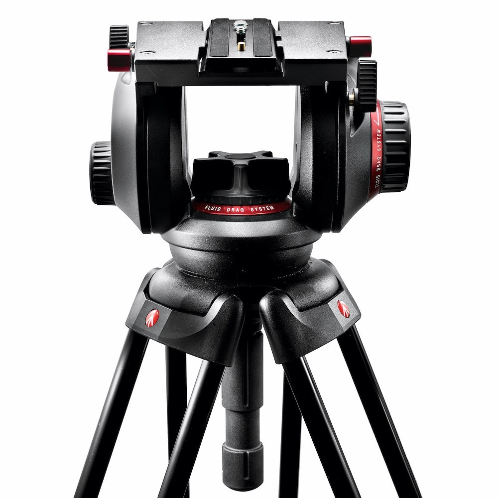 Manfrotto 509 Fluidná videohlava so 100 mm polovičnou guľou 43639