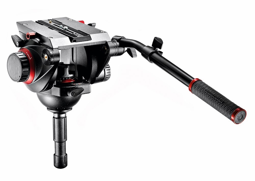 Manfrotto 509 Fluidná videohlava so 100 mm polovičnou guľou 43639