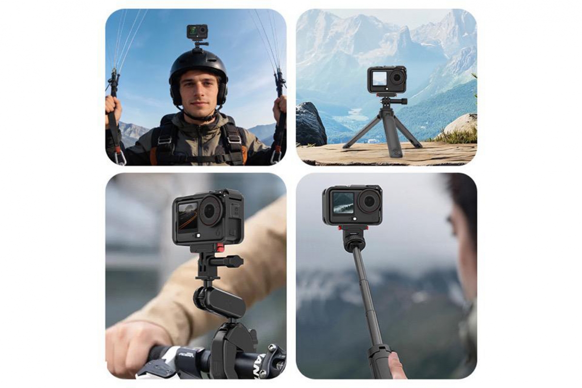 Stablecam Plastový rám PULUZ pre DJI Osmo Action 6 1DJ8322