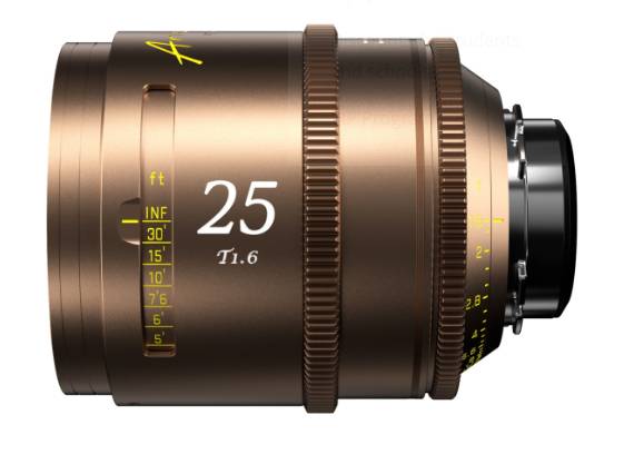 DZO Optics DZOFILM Arles Lustre 25 mm (PL_Gold_Carton_1ks_Metrické) 46528