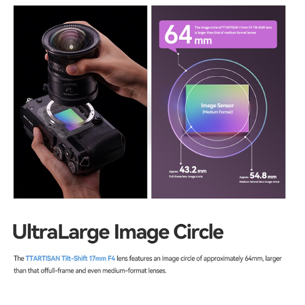 TTArtisan Posun sklonu 17 mm F4 Z 46682