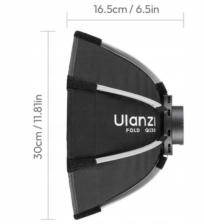 Ulanzi FOLD QS30 Mini Bowens Mount softbox 30cm 47033