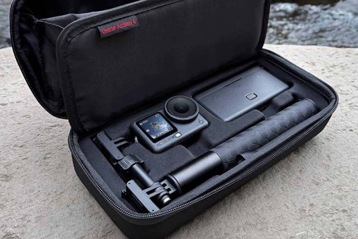 Stablecam Dvojvrstvové prenosné puzdro CYNOVA z PU pre DJI Osmo Action 6 1DJ8346
