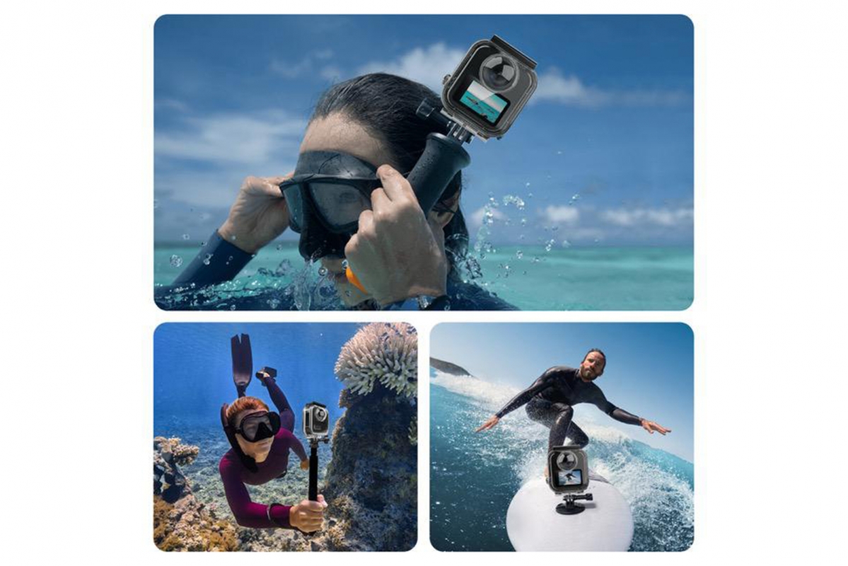 Stablecam Puluz 45m plne neviditeľné vodotesné potápačské puzdro pre GoPro Max 2 1GOPRO8