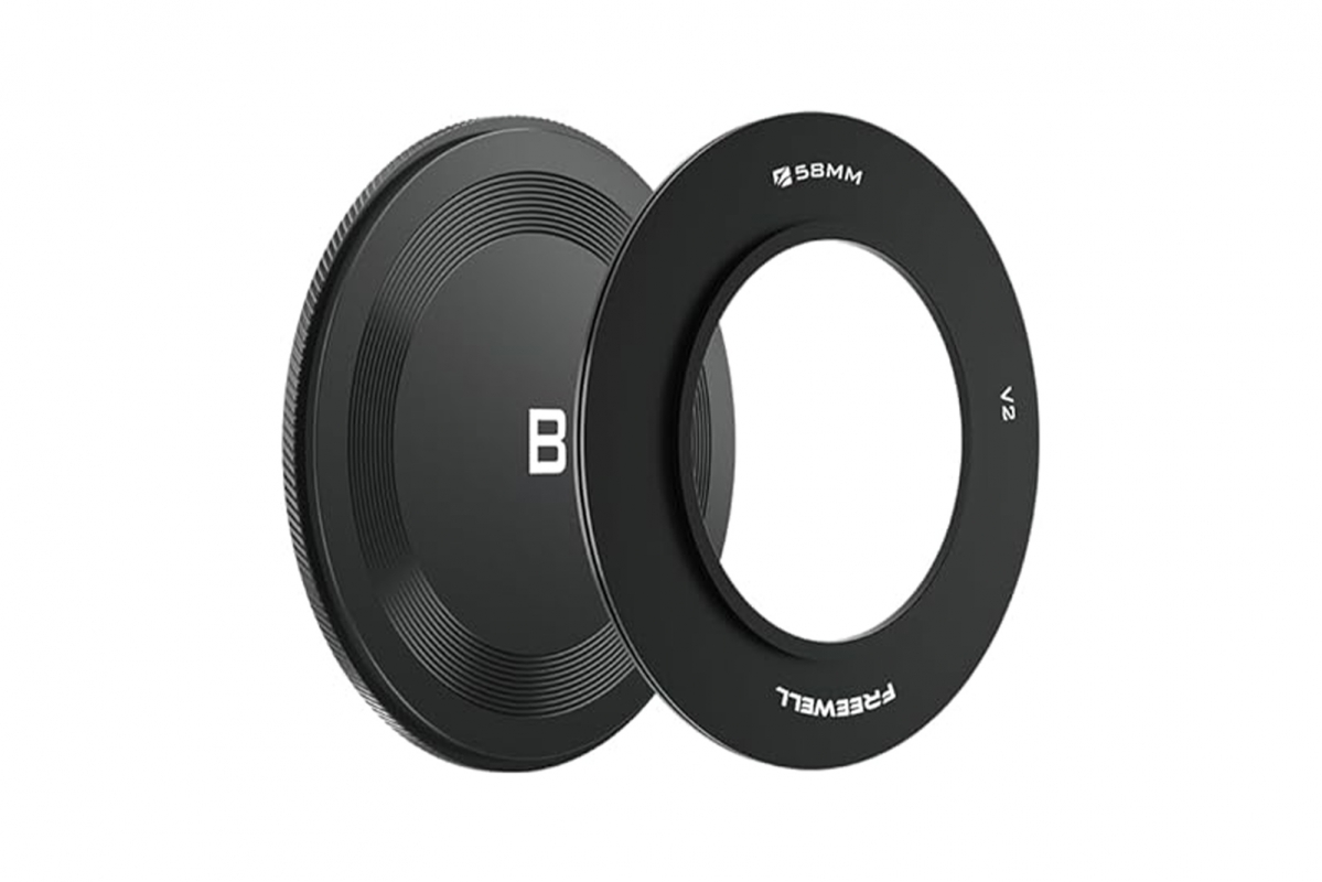 Freewell V2 Series 58mm Adapter Ring with Lens Cap FW-V2-SU58+BC