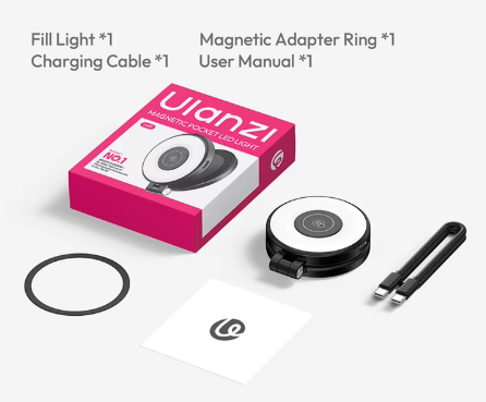 Ulanzi Magnetické výplňové svetlo LM21 (čierne) 47105