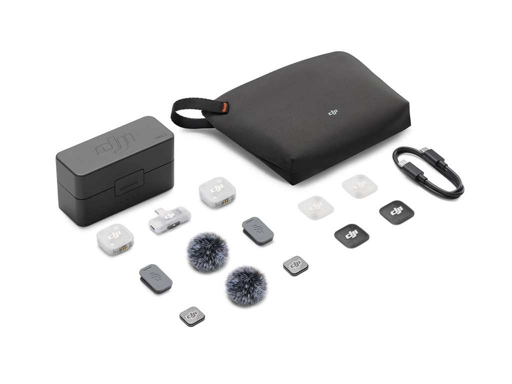 DJI Mic Mini 2 (2 TX + 1 Mobile RX + Charging Case) CP.RN.00000532.01 BER-12210