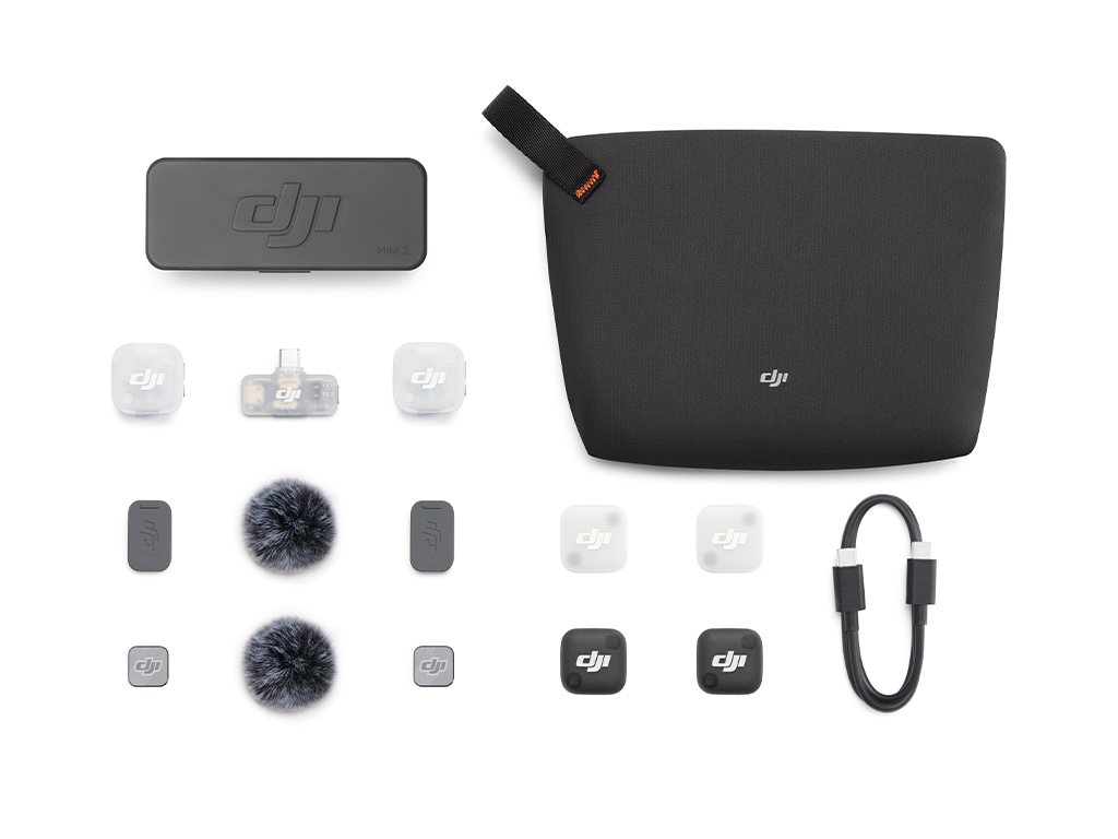 DJI Mic Mini 2 (2 TX + 1 Mobile RX + Charging Case) CP.RN.00000532.01 BER-12210