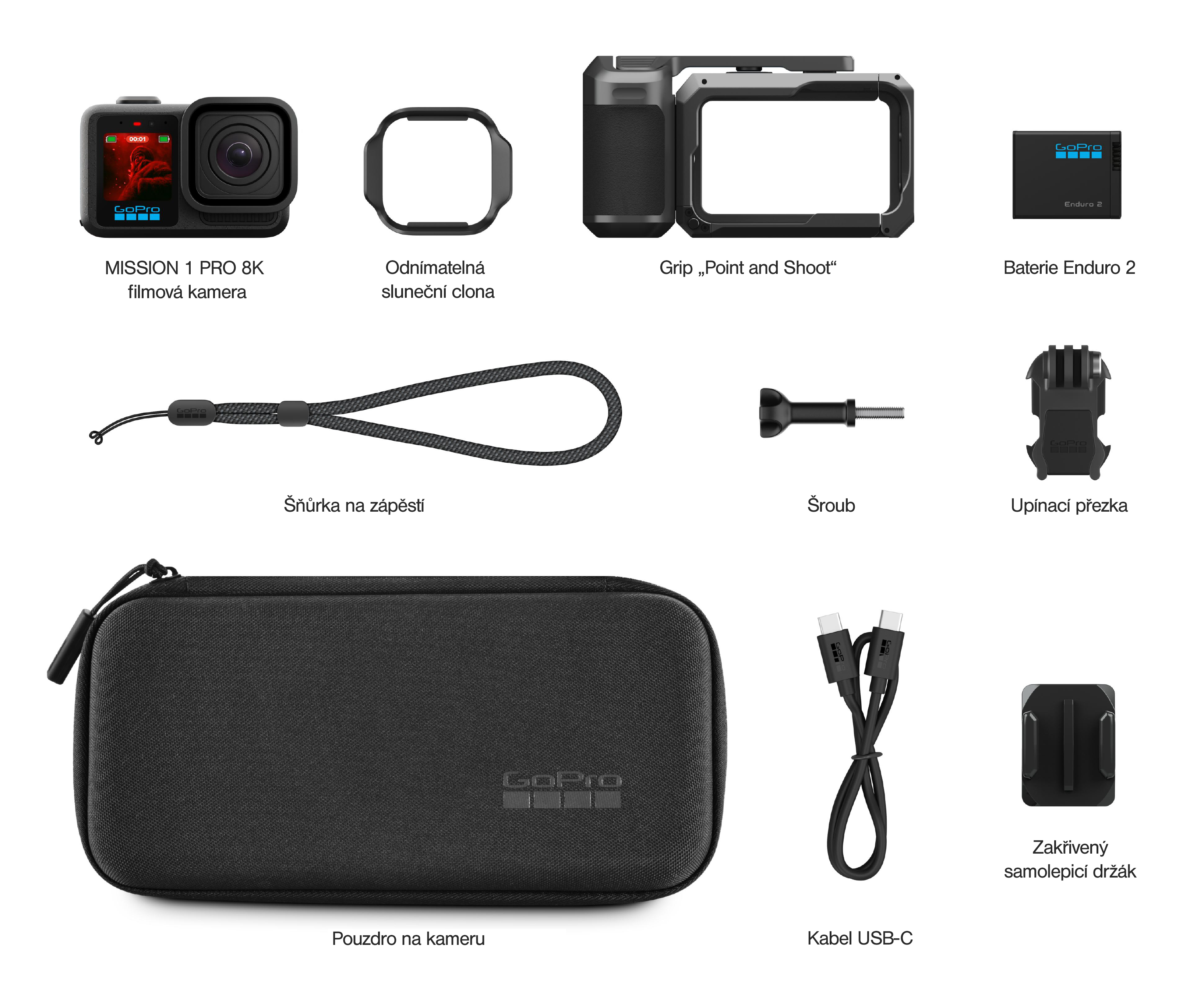 GoPro MISSION 1 PRO Grip edition CHDRW-011-RW