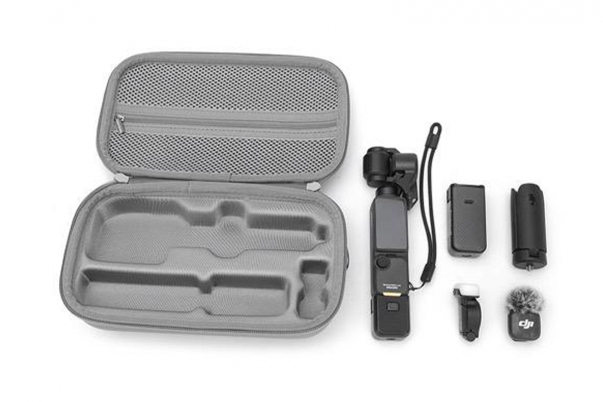 Stablecam Sivé nylonové puzdro s ramenným popruhom pre DJI Osmo Pocket 4P 1DJ8414
