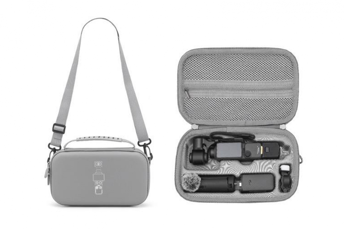 Stablecam Sivé nylonové puzdro s ramenným popruhom pre DJI Osmo Pocket 4P 1DJ8414