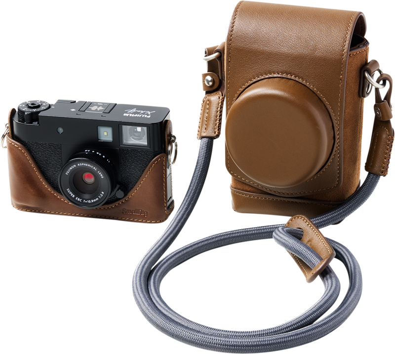 Sada koženého puzdra SmallRig 5218 pre FUJIFILM X half hnedá