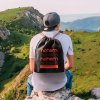 Hohem Carry Bags, taška na chrbát so šnúrkou, čierna