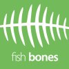 Kancelárska stolička FISH BONES PDH čierny plast, čierna 26-60