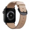 Nomad kožený remienok pre Apple Watch 38/40/41 mm - Modern Natural/Black Hardware