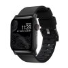 Nomad kožený remienok pre Apple Watch 42/44 mm - Active Black/Black Hardware