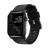Nomad kožený remienok pre Apple Watch 42/44 mm - Active Black/Black Hardware