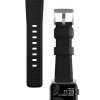 Nomad remienok Rugged Strap pre Apple Watch 44/45/49mm - Black/Silver Hardware