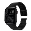 Nomad remienok pre Apple Watch 42/44/45 mm - Titanium Band/Black Hardware