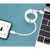 Magnetický samonavíjací USB nabíjací kábel (Micro USB) (90 cm)