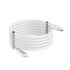 Magnetický samonavíjací USB nabíjací kábel (Type-C to Lightning) (90cm)