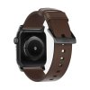 Nomad kožený remienok pre Apple Watch 38/40/41 mm - Modern Brown/Black Hardware