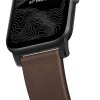 Nomad kožený remienok pre Apple Watch 38/40/41 mm - Modern Brown/Black Hardware