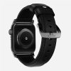 Nomad kožený remienok pre Apple Watch 42/44/45 mm - Traditional Black/Black Hardware