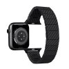 Pitaka remienok Carbon Fiber Strap pre Apple Watch 42/44mm - Black