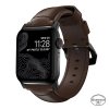 Nomad kožený remienok pre Apple Watch 42/44/45 mm - Traditional Brown/Black Hardware