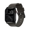 Nomad kožený remienok pre Apple Watch 42/44 mm - Active Mocha/Black Hardware