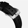 Nomad kožený remienok pre Apple Watch 42/44/45 mm - Traditional Black/Silver Hardware