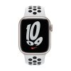 Apple Watch 41mm Pure Platinum/Black Nike Sport Band - Regular
