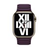 Apple Watch 41mm Dark Cherry Leather Link - S/M