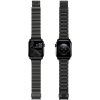 Nomad remienok pre Apple Watch 42/44/45/49 mm - Steel Band/Graphite Hardware
