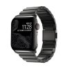 Nomad remienok pre Apple Watch 42/44/45/49 mm - Steel Band/Graphite Hardware