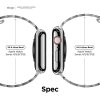Elago remienok Metal Band pre Apple Watch 42/44/45mm - Black