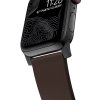 Nomad kožený remienok pre Apple Watch 42/44/45 mm - Active Pro Brown/Black Hardware