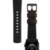 Nomad kožený remienok pre Apple Watch 42/44/45 mm - Active Pro Brown/Black Hardware