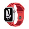 Apple Watch 45mm Bright Crimson/Gym Red Nike Sport Band