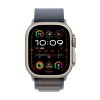 Apple Watch Ultra 2 GPS + Cellular, 49mm Titanium Case with Blue Alpine Loop - Small