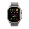 Apple Watch Ultra 2 GPS + Cellular, 49mm Titanium Case with Green/Grey Trail Loop - S/M
