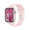 Apple Watch Series 9 GPS 45mm Pink Aluminium Case with Light Pink Sport Band - S/M