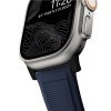 Nomad remienok Rugged Strap pre Apple Watch 44/45/49mm - Atlantic Blue/Black Hardware