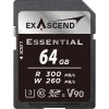 Exascend 64 GB Essential UHS-II SDXC pamäťová karta