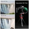 K&F Concept 40,5 mm Nano-X variabilný/fader ND filter, ND8~ND128, W/O Black Cross