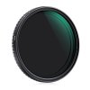 K&F Concept 40,5 mm Nano-X variabilný/fader ND filter, ND8~ND128, W/O Black Cross